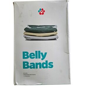 Pet Parents Washable‎ Belly Bands Medium 16-20in Male Dog Diapers 3pk + Extender